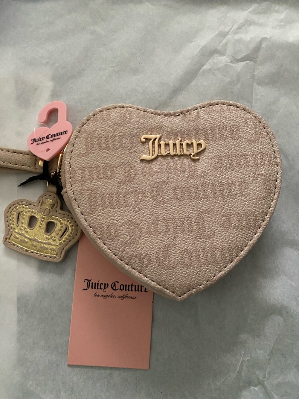 Juicy Couture Heart Wristlet